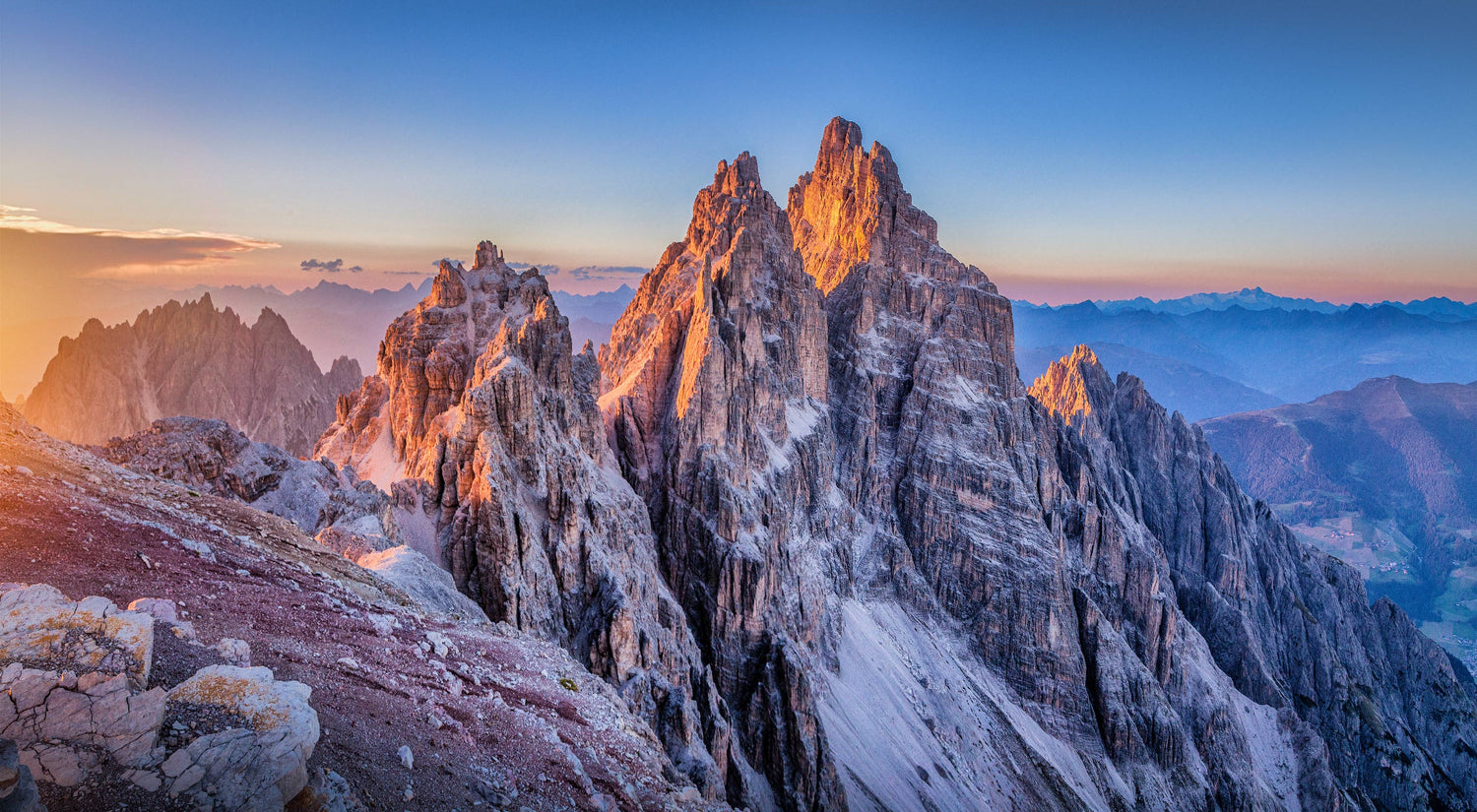 Monte Paterno al tramonto, Dolomiti Emotions
