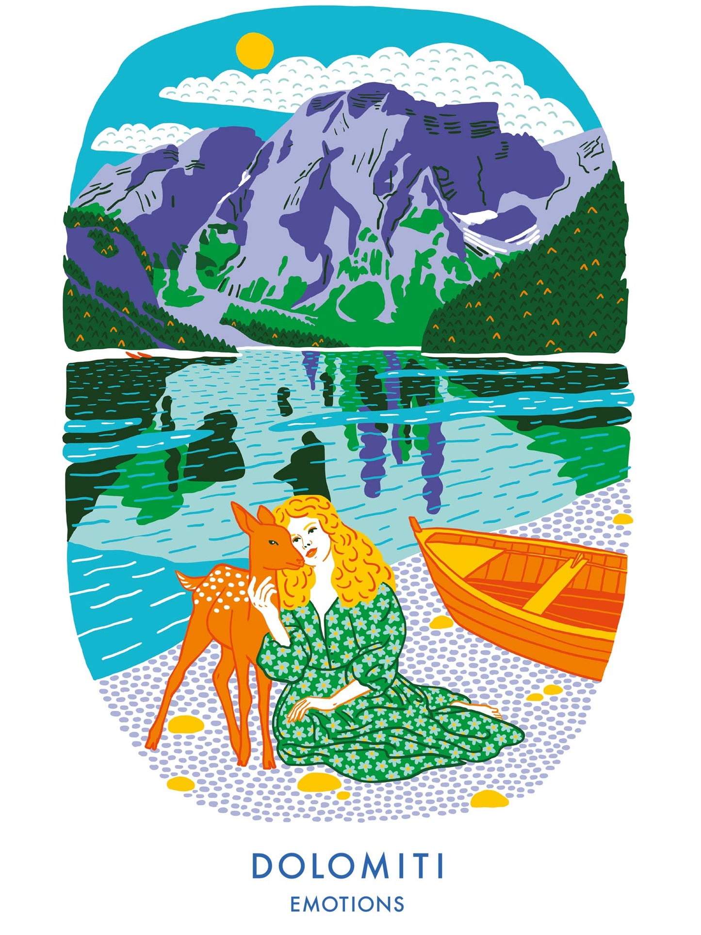 T-shirt Lago di Braies, Limited Edition